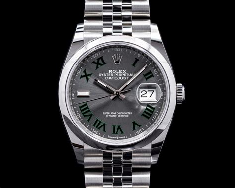 rolex datejust slate roman dial|Rolex chronometer for sale.